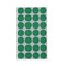 Universal 0.75 in. Diameter Self-Adhesive Removable Color-Coding Labels - Green (28/Sheet, 36 Sheets/Pack)
